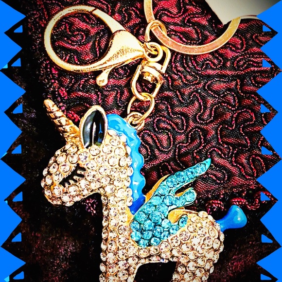 DONATED - Handbag/Keychain Unicorn Pegasus - Picture 5 of 5
